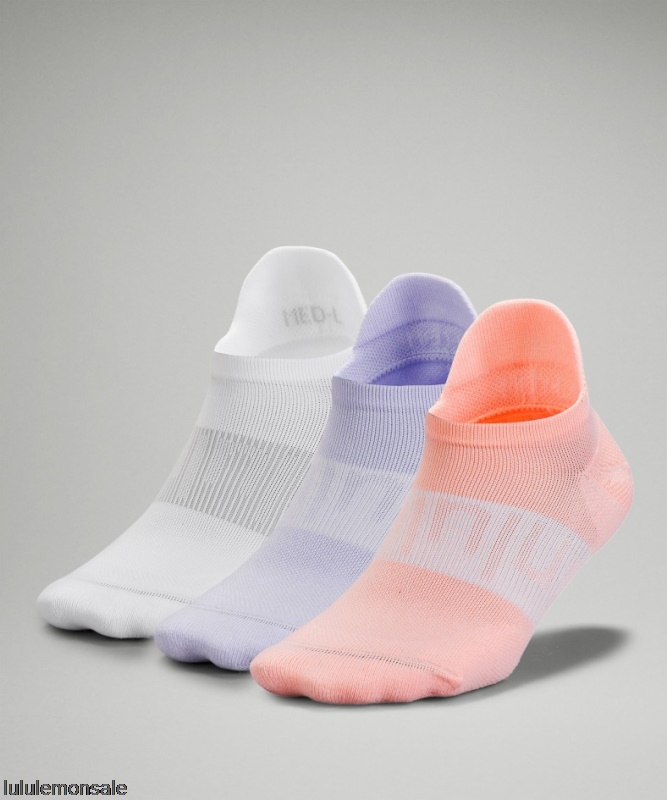 Lululemon Damen DELULU446 | Dew Pink Power Stride Tab Sock 3 Pack